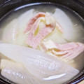 まあちゃんとペロ's cooksnap of when they made 新玉ねぎの丸ごとスープ.