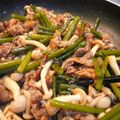 megcoco's cooksnap of when they made 豚バラとにんにくの芽の炒めもの.