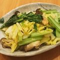 かなりんココりん's cooksnap of when they made 小松菜キャベツの中華炒め.
