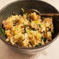 sofami's cooksnap of when they made カルシウム♪鯖味噌缶で小松菜チャーハン♪.