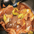 ふくふくあおい's cooksnap of when they made 豚肉とこんにゃく、長ネギの炒め煮.