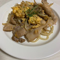 Yuzu◉'s cooksnap of when they made 豚肉ともやしと卵のオイマヨ炒め.