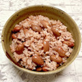 及川真愛弥's cooksnap of when they made とっても簡単！金時豆ごはん.