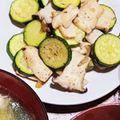milsalud's cooksnap of when they made ズッキーニとエリンギのガーリック炒め.