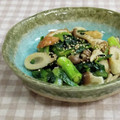 umemodoki's cooksnap of when they made 小松菜とちくわとえのきの煮浸し.