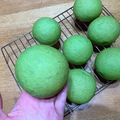 ここおと0615's cooksnap of when they made ベジパン 小松菜パン 野菜練込み生地.