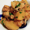 上野食堂's cooksnap of when they made 圧力鍋で簡単染み旨♡鶏肉と大根の煮込み♪.