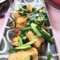 フジぽん's cooksnap of when they made ご飯が進む、絹揚げとニラのピリ辛炒め。.
