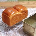 Yukiまむ's cooksnap of when they made HBで小ぶり食パン♬切り方は自在♬.