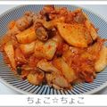 ちょこ☆ちょこ's cooksnap of when they made 簡単免疫アップ！鶏胸肉の長芋キムチ炒め.