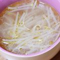ﾋﾟﾛﾐ♡'s cooksnap of when they made もやしで満腹w塩ラーメン風❀もやしスープ.