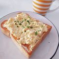 ☆はなちゃん☆☆'s cooksnap of when they made あとのせ卵トースト♪.