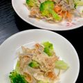 ルぴあ's cooksnap of when they made ブロッコリーとごぼうの和風マヨサラダ.