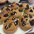 さなぱっち's cooksnap of when they made HMで簡単♪オレオバナナマフィン♡.