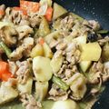 クックXLV4YG☆'s cooksnap of when they made しっかり味噌味☆豚肉と野菜の煮物.