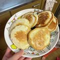 あひるるるる's cooksnap of when they made 卵なし！ バナナホットケーキ♡.