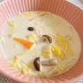 ＊＊めろん＊＊'s cooksnap of when they made シャキシャキ白菜のみそクリームスープ☆.
