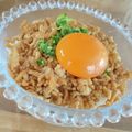 Noëlちゃん's cooksnap of when they made 鶏そぼろで★ネギ鶏玉丼.