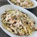 かなぽん☆☆'s cooksnap of when they made きのこたっぷりクリームスパゲティ.