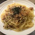 ベティ３'s cooksnap of when they made 骨粗鬆症にカルシウム！桜えびと鯖缶パスタ.