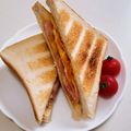 ☆みっはー☆'s cooksnap of when they made 簡単☆ベーコンエッグでホットサンド.