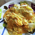 おかずさん88's cooksnap of when they made 節約レシピ！白菜とツナの卵とじ.