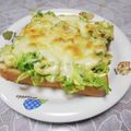 ＠迷子＠'s cooksnap of when they made キャベツの生姜焼き風トースト.