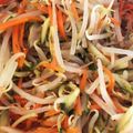 クック6NH6H1☆'s cooksnap of when they made 簡単もやしナムル（人参＆きゅうり）.