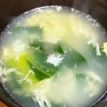 majyu1011's cooksnap of when they made チンゲン菜とふわふわ卵の中華スープ.