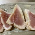 クックYAK8Z7☆'s cooksnap of when they made まぐろのレアステーキ☆甘辛わさびソース.
