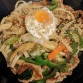 しらたまこむぎ's cooksnap of when they made 甘辛♡味噌焼きうどん♪.