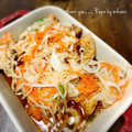 GoGo島みかん's cooksnap of when they made 野菜たっぷり豚肉の南蛮漬け.