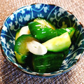 もふもふクロさん's cooksnap of when they made 【作り置き】きゅうりのにんにく醤油漬け.