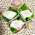 ふたごゆき's cooksnap of when they made ドライカレー目玉焼きのせ弁当.