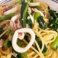 ミニみるみる's cooksnap of when they made 簡単！ヤリイカのバター醤油スパゲティ.