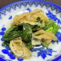 くまじ◎'s cooksnap of when they made レンジで簡単♥小松菜と油揚げの煮びたし.