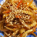 ハワイカイルア's cooksnap of when they made 大根の皮のきんぴら.