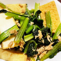 クックBJAVU0☆'s cooksnap of when they made ゆき菜とツナの炒め物.