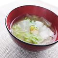 シビシビさん's cooksnap of when they made 薩摩芋と白菜、玉葱の味噌汁.