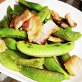 あまね's cooksnap of when they made 10分でできる！スナップエンドウと豚！.