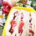 ゆるмαмα's cooksnap of when they made トマトとばななのサンドイッチ♡.