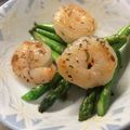 ベティ３'s cooksnap of when they made ✿バジル香る♪海老とアスパラ炒め✿.