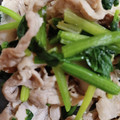 メロンパンケーキ's cooksnap of when they made ほうれん草と大根と豚肉のポン酢炒め.