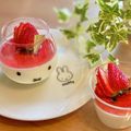 LULU♡まみ's cooksnap of when they made とろける★イチゴミルクのパンナコッタ.