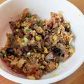 クックDH3X96☆'s cooksnap of when they made 余った赤飯でピリ辛絶品チャーハン.