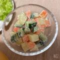 amキッチン's cooksnap of when they made じゃがいも人参キュウリのコロコロサラダ❀.