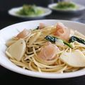 こうゆちゃん's cooksnap of when they made 簡単美味しい♪タケノコと生ハムパスタ.