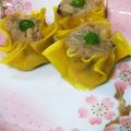 おいちゃん2001's cooksnap of when they made レンジで焼売.