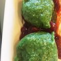 Sun Flover's cooksnap of when they made 摘んだらHBで『よもぎ餅✼草もち』を☄.