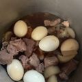 Miyusan40's cooksnap of when they made 圧力鍋でトロトロ。大根玉ねぎ入り豚の角煮.